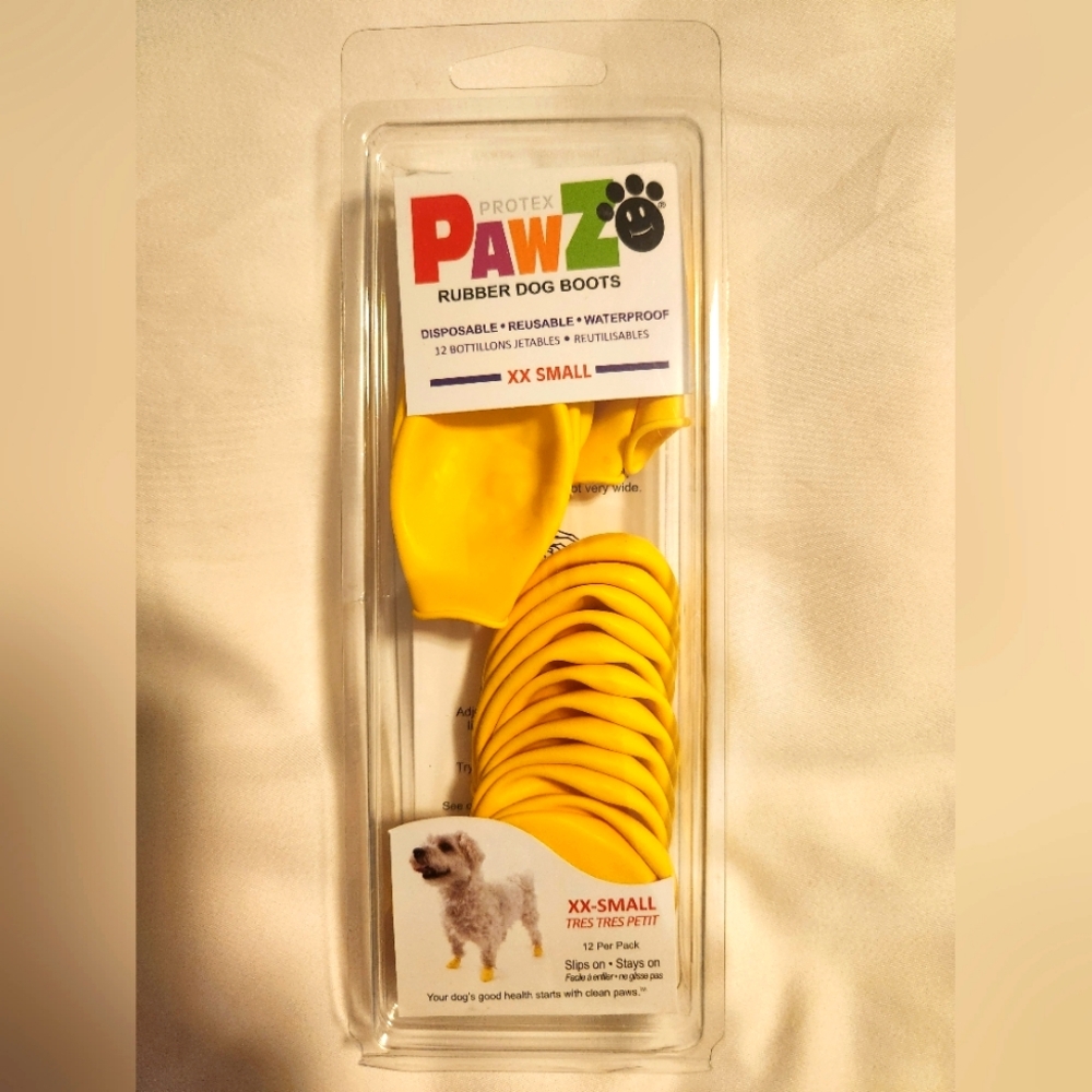 Pawz Rubber Dog Boots Size XX-Small (set of 20)